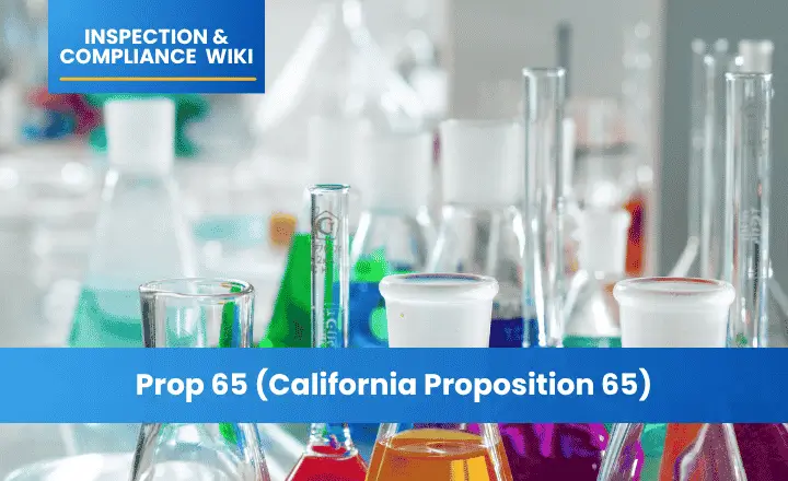 Prop 65: Chemical Warning and Settlement Limits